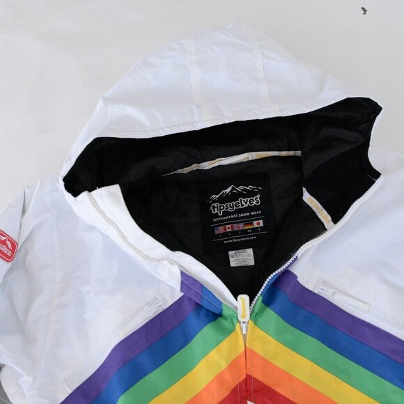 Tipsy Elves Sunrise Shredder One Piece Ski Suit Snowsuit Size L NWT - Picture 13 of 15